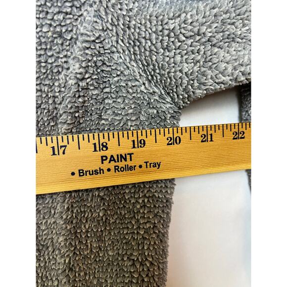 The North Face Women's Large Gray Sherpa Fleece Jacket Full Zip Long Sleeve Cozy - Picture 8 of 11